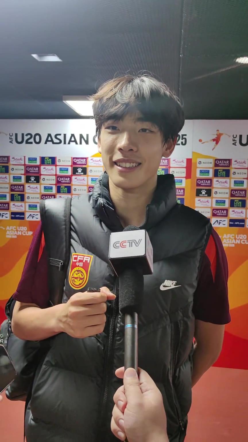 u20国足前锋朱鹏宇：我和毛伟杰都进球了，给大连长脸了！