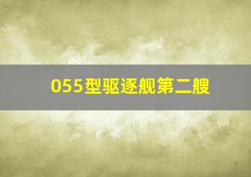 055型驱逐舰第二艘