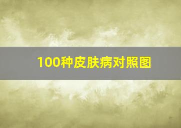 100种皮肤病对照图