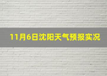 11月6日沈阳天气预报实况