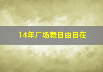 14年广场舞自由自在