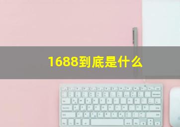 1688到底是什么