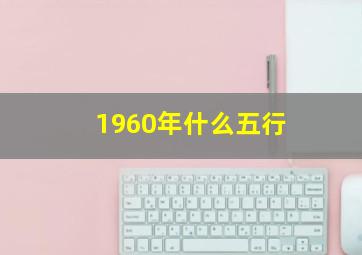 1960年什么五行