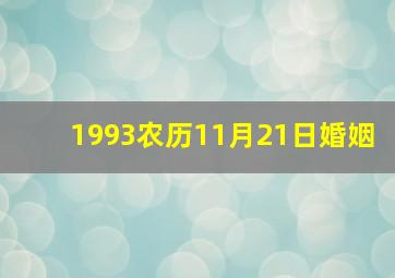 1993农历11月21日婚姻