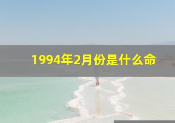 1994年2月份是什么命