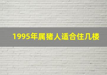 1995年属猪人适合住几楼