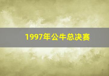 1997年公牛总决赛