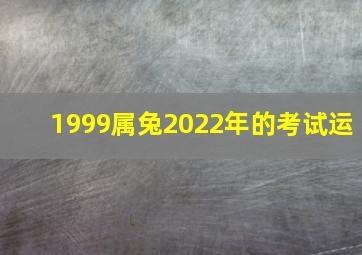 1999属兔2022年的考试运