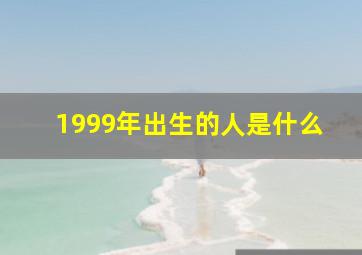 1999年出生的人是什么