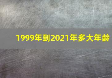 1999年到2021年多大年龄