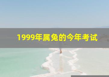 1999年属兔的今年考试