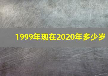 1999年现在2020年多少岁