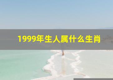 1999年生人属什么生肖