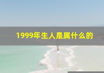 1999年生人是属什么的