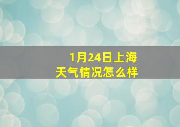 1月24日上海天气情况怎么样