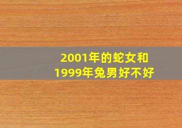 2001年的蛇女和1999年兔男好不好