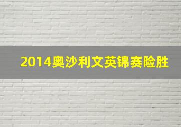 2014奥沙利文英锦赛险胜