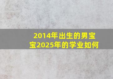 2014年出生的男宝宝2025年的学业如何