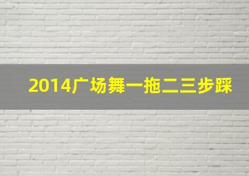 2014广场舞一拖二三步踩