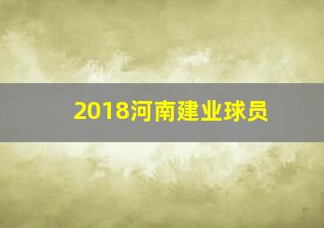 2018河南建业球员