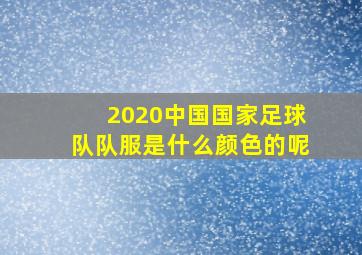 2020中国国家足球队队服是什么颜色的呢