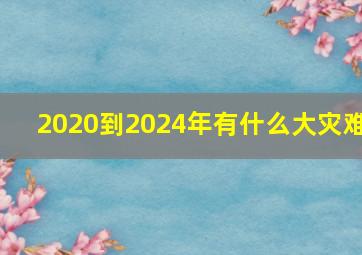 2020到2024年有什么大灾难