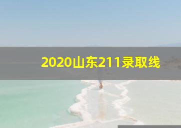 2020山东211录取线