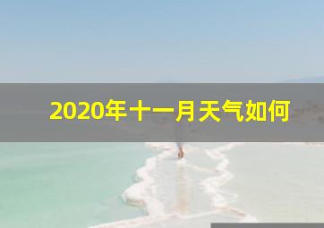 2020年十一月天气如何