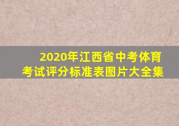 2020年江西省中考体育考试评分标准表图片大全集