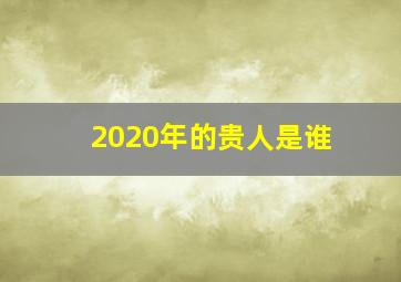 2020年的贵人是谁