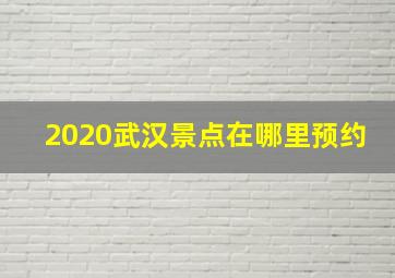 2020武汉景点在哪里预约