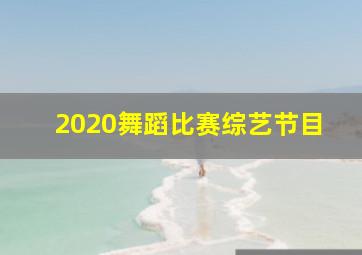 2020舞蹈比赛综艺节目