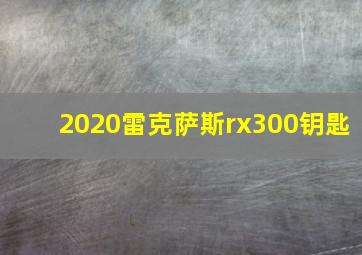 2020雷克萨斯rx300钥匙