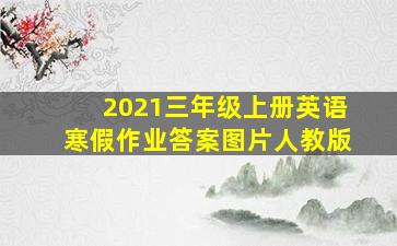 2021三年级上册英语寒假作业答案图片人教版