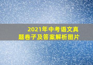 2021年中考语文真题卷子及答案解析图片