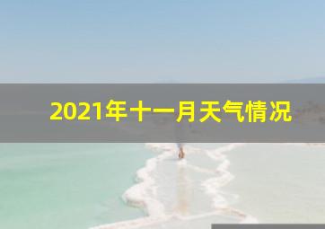 2021年十一月天气情况