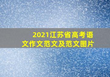 2021江苏省高考语文作文范文及范文图片