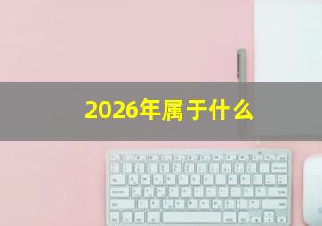 2026年属于什么