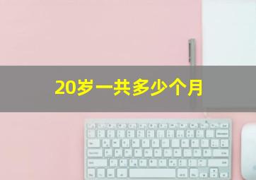 20岁一共多少个月