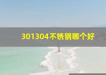 301304不锈钢哪个好