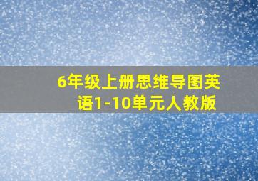 6年级上册思维导图英语1-10单元人教版