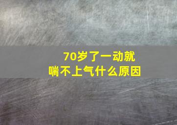 70岁了一动就喘不上气什么原因