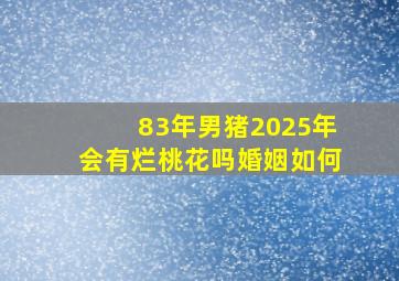 83年男猪2025年会有烂桃花吗婚姻如何