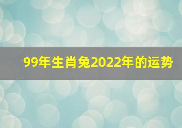 99年生肖兔2022年的运势