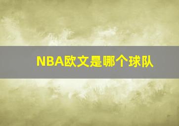 NBA欧文是哪个球队