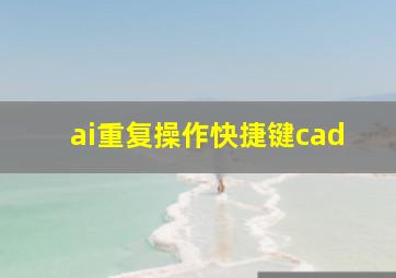 ai重复操作快捷键cad