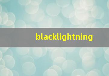 blacklightning