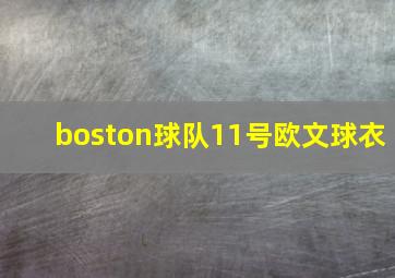 boston球队11号欧文球衣