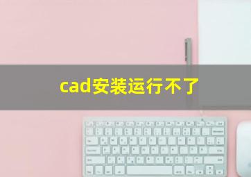 cad安装运行不了