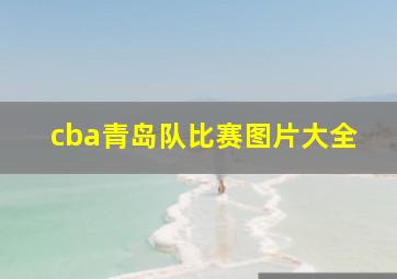 cba青岛队比赛图片大全